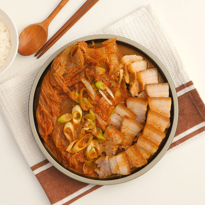 통삼겹 김치찜