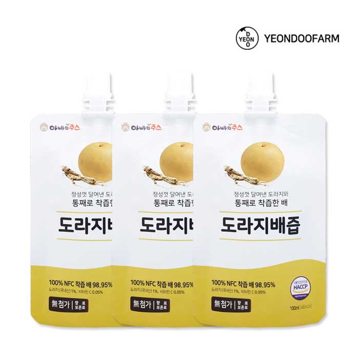 아빠의 주스 도라지 배즙 1 box