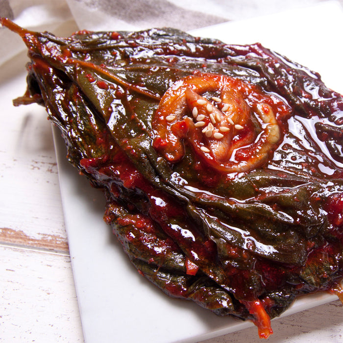 빨간 깻잎 장아찌
