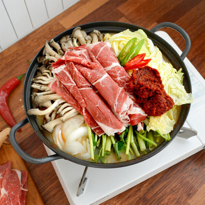 얼큰 미나리 버섯 샤브샤브 칼국수 + 볶음밥 밀키트
