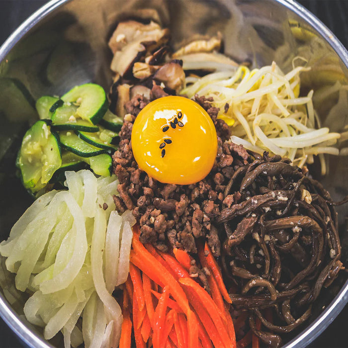 비빔밥 나물 + 소고기 고추장